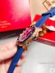 New! Replica Cartier Calibre de Quartz Watches Rose Gold Blue Bezel (5)_th.jpg